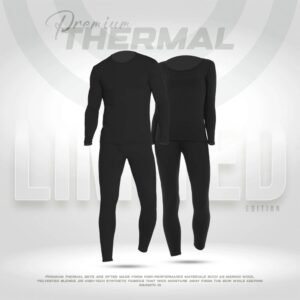 Unisex Premium Thermal 1 Set-Black