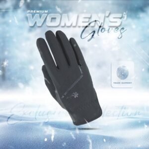 Women's Hand Gloves- Black