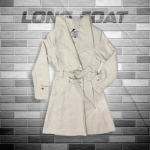 Womens Long Coat- Off white
