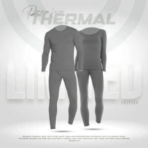 Unisex Premium Thermal 1 Set- Ash (Not Pure Ash)