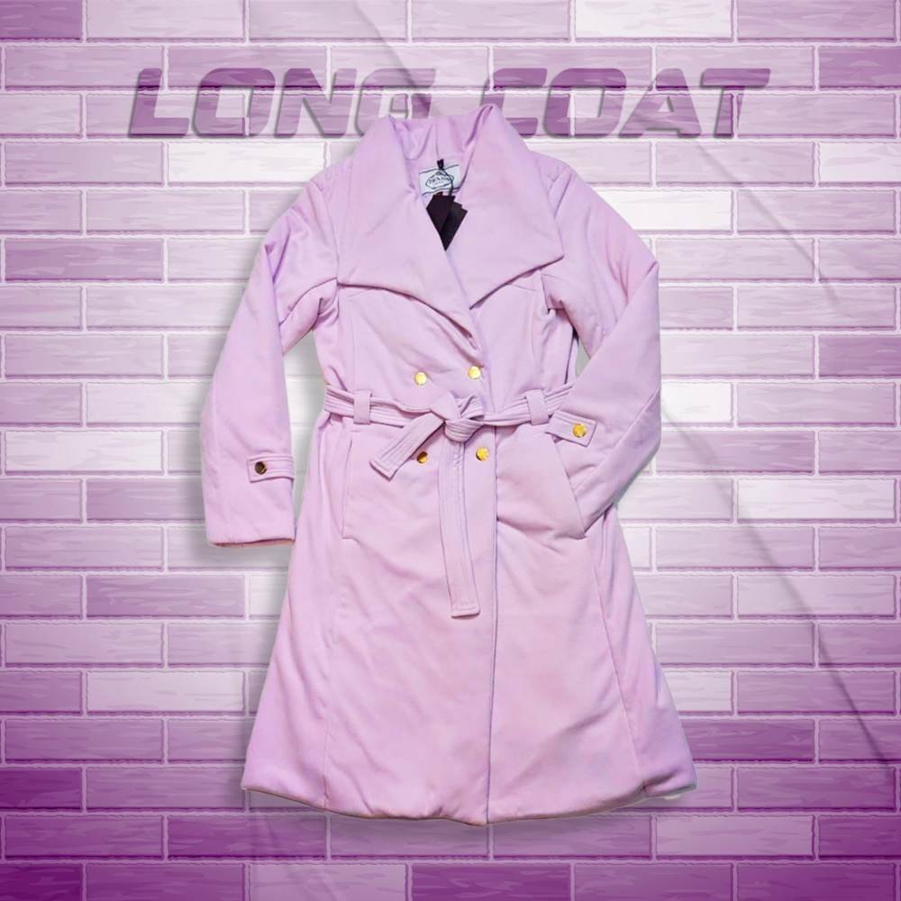 Womens Long Coat- Purple