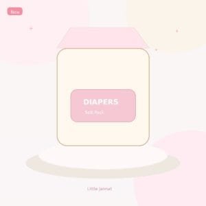 Reusable Cotton Diaper Set